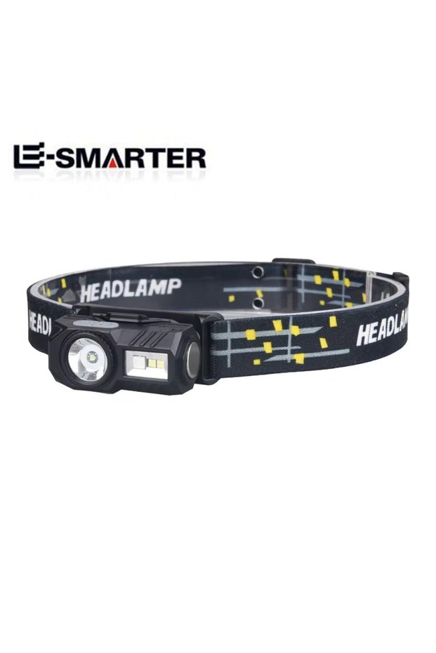 T131 BLACK New Mini LED Headlamp Motion Sensor Camping Fishing Lantern USB Rechargeable Headlight wi