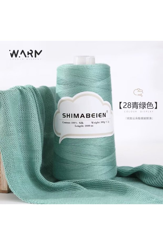 28 300g Natural Mulberry Silk Yarn, Soft Real Silk Thread for Knitting Crochet, Luxury Hand Weaving