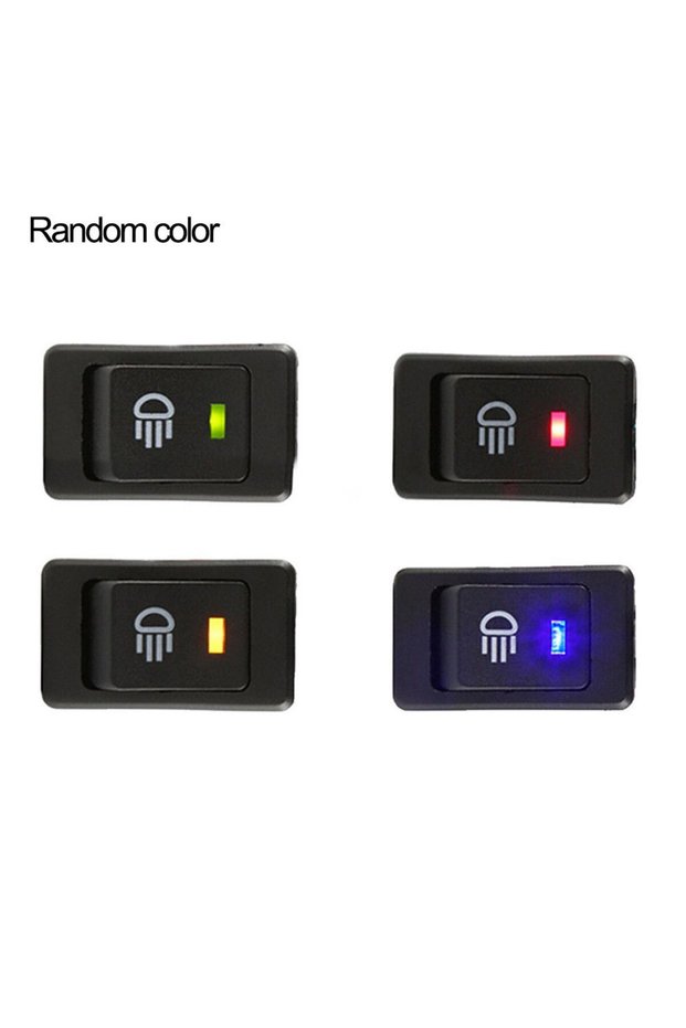ABC139 1 Pcs Rocker Switch ASW-17D LED Car Modification Fog Light Switch Warped Plate Boat Headlight