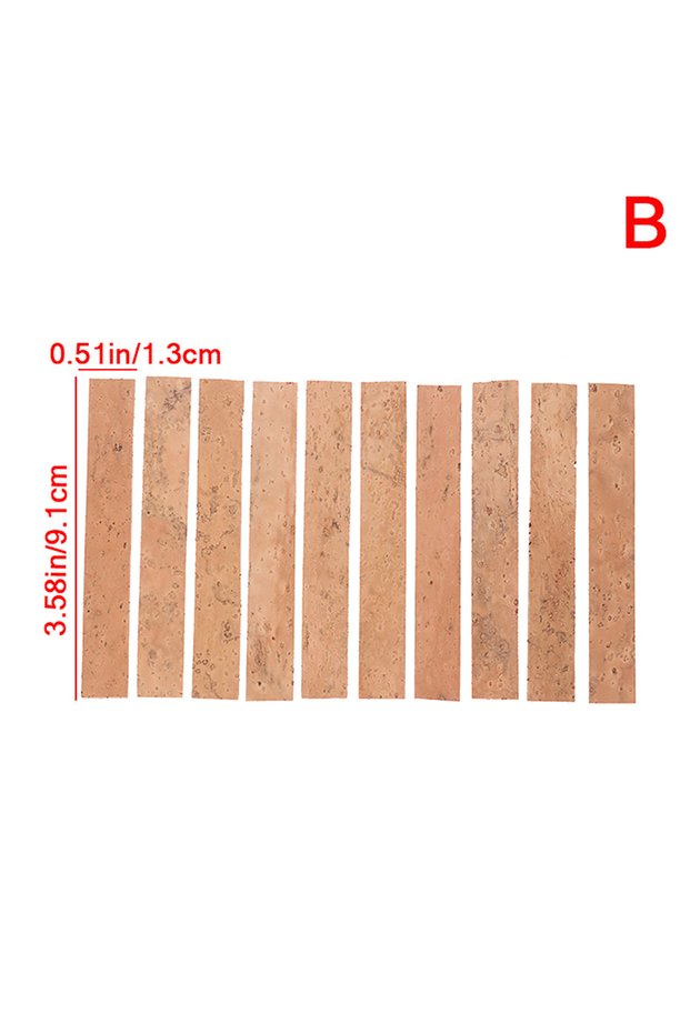 B 10Pcs Clarinet Cork Saxophones Clarinet Neck Cork Joint Sheets for Saxophones Musical Instruments