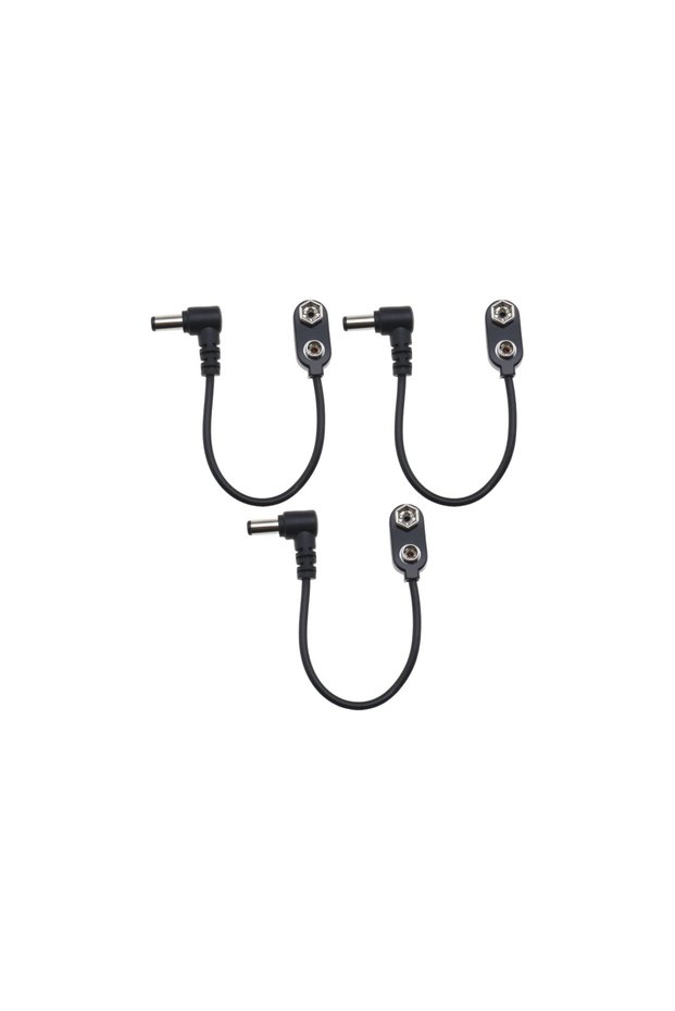 3pcs 1/3Pcs 9V Battery Clip Converter Power Cable Snap Connector 2.1mm 5.5mm Plug for Guitar Effects