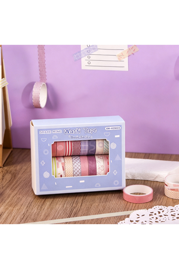 20rolls ZHJD 20Rolls 2M Macaron Pastel Solid Color Washi Tape Set Back To School Essential Decorativ