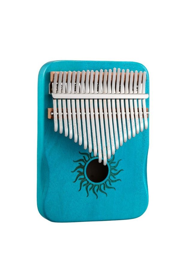 blue 21 key Hluru Kalimba Finger Piano 17 21 Keys Kalimba Thumb Piano Keyboard Musical Instrument Mb