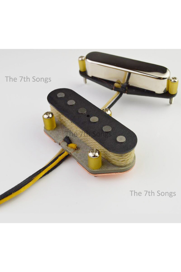 9.4K-Flat Pole-Set Electric Guitar TL 1964 Set/Bridge Pickup 7.4K 9.4K 60S Hot Classics Alnico 3 Mag