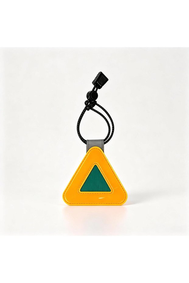 1PC Orange DOMEN Bicycle Reflective Triangle Sign For Safety Cycling Running Backpack Night Bicycle