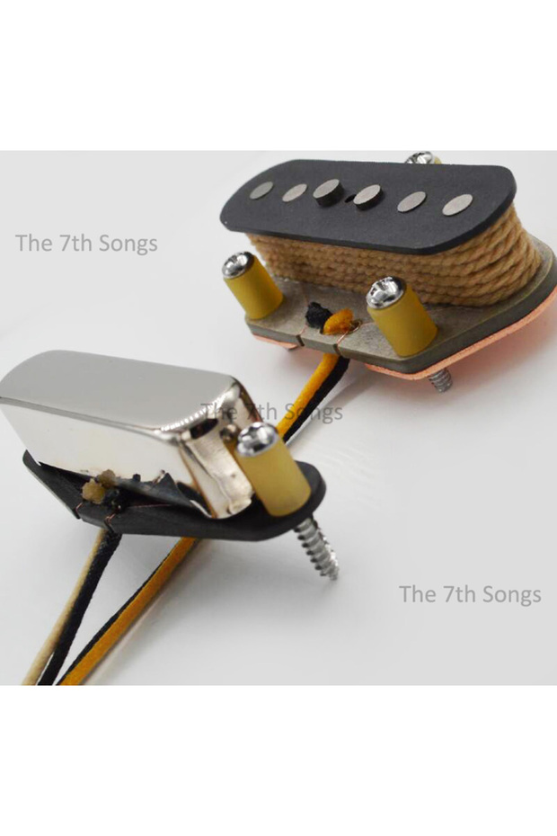 7.5KStagger Pole-Set Electric Guitar TL 1964 Set/Bridge Pickup 7.4K 9.4K 60S Hot Classics Alnico 3 M