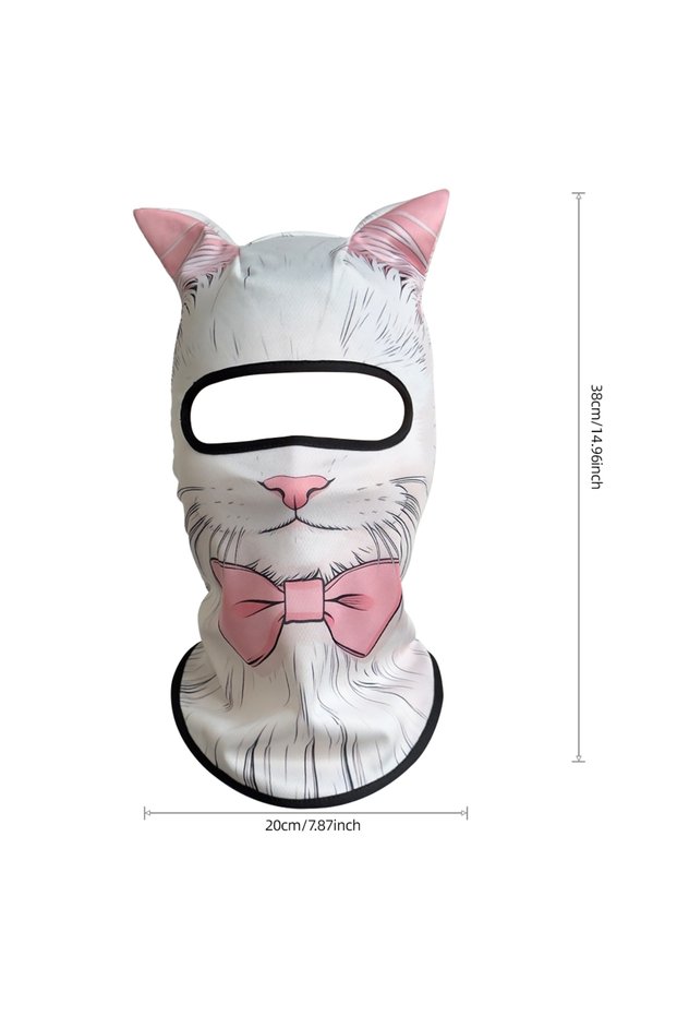 0400700000072 3D Animal Motorcycle Cap Cycling Balaclava Full Face Cover Hat Helmet Liner Ski Neck W