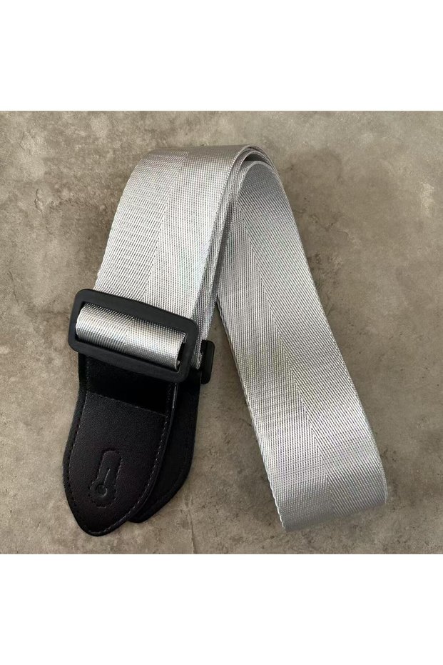 Silver Multiple Colors Universal Guitar Strap for Electric Acoustic Bass Padded Wide Comfortable Sho