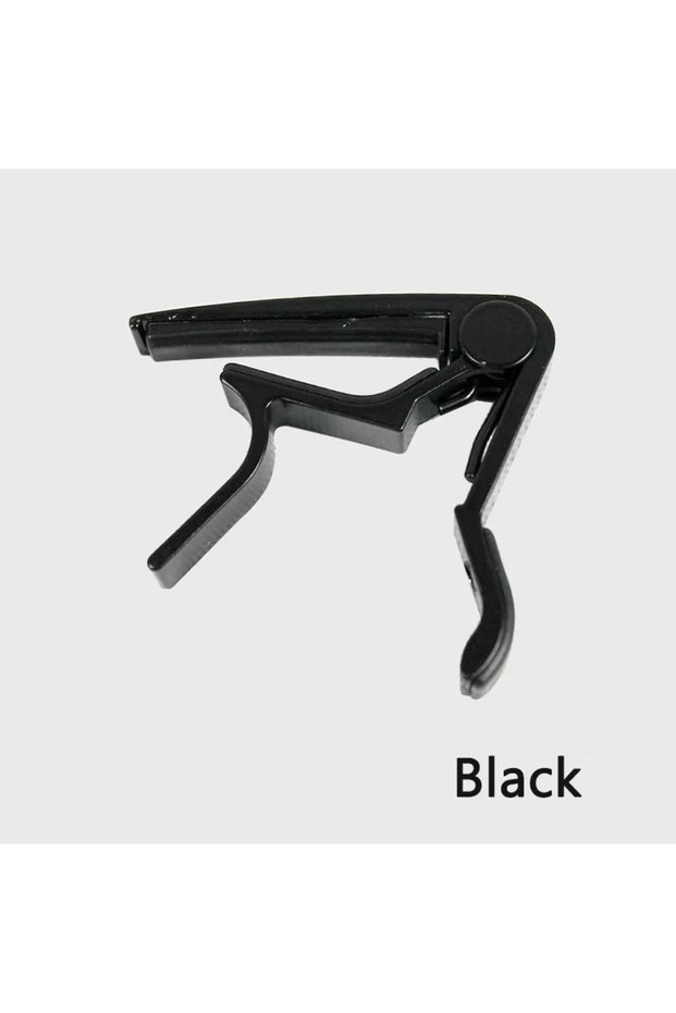 1PC Black High Quality Aluminium Alloy Silver Quick Change Clamp Key Acoustic Classic Guitar Capo fo