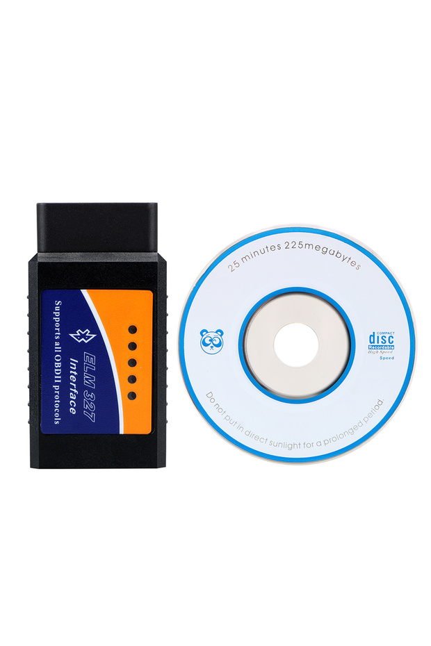 أداة تشخيص السيارات ELM327 OBDII باللون الأسود مع تقنية البلوتوث لنظام أندرويد، ماسح ضوئي لتشخيص السيارات OBD2 ELM32