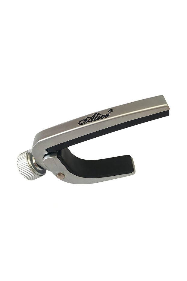 Silver Alice Guitar Capo Roller Metal Quick Change Tune for Acoustic Electric Guitar Bass Violin Uku