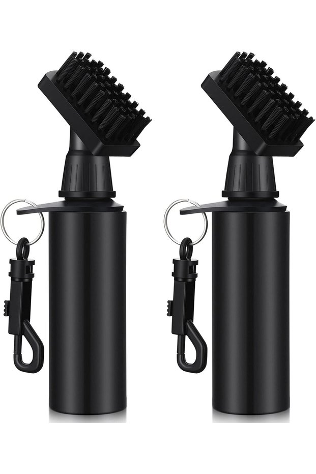 2PCS Golf Club Cleaning Brush Portable Groove Tube Cleaner Brush Spray Bottle Golf Brush Golf Club C