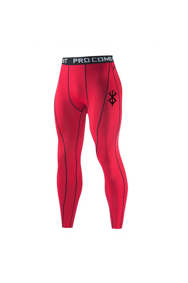 S image color Men's Quick Dry Running Leggings Gym Fitness Tights Workout Training Jogging Sports Pa