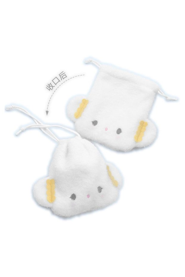 Cogimyun Genuine Sanrio Hello Kitty Kuromi Melody Cogimyun Plush Drawstring Bag Kawaii Coin Purse St
