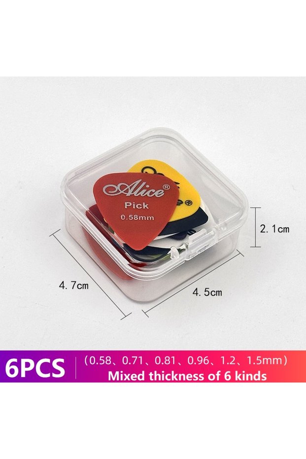 6PCS 6/12/20/24PCS Plectrums Guitar Mix Electric Guitar Picks Soach Pick 0.71 Guitar Picks Plectrum