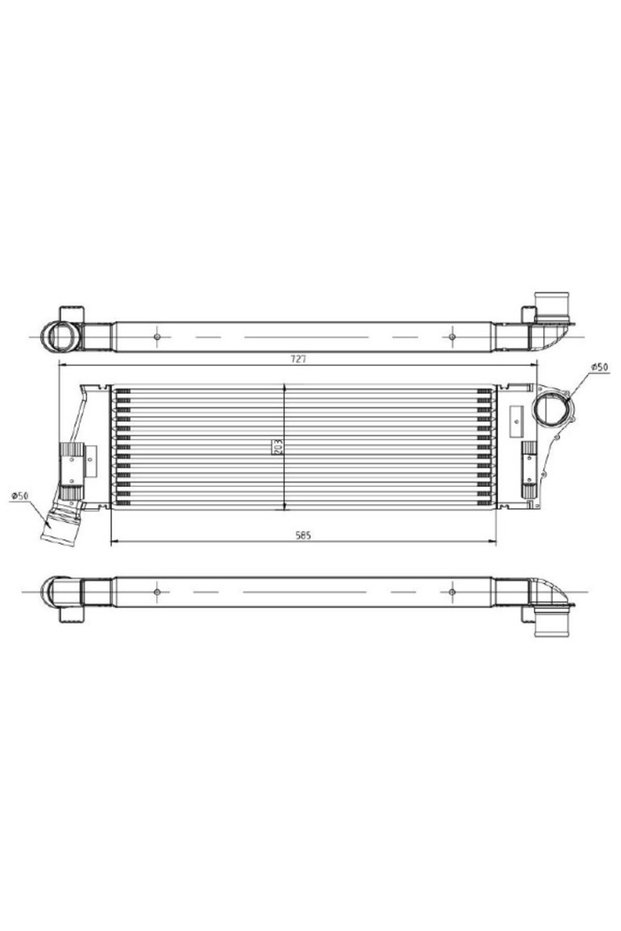 Intercooler, compresor 13054797
