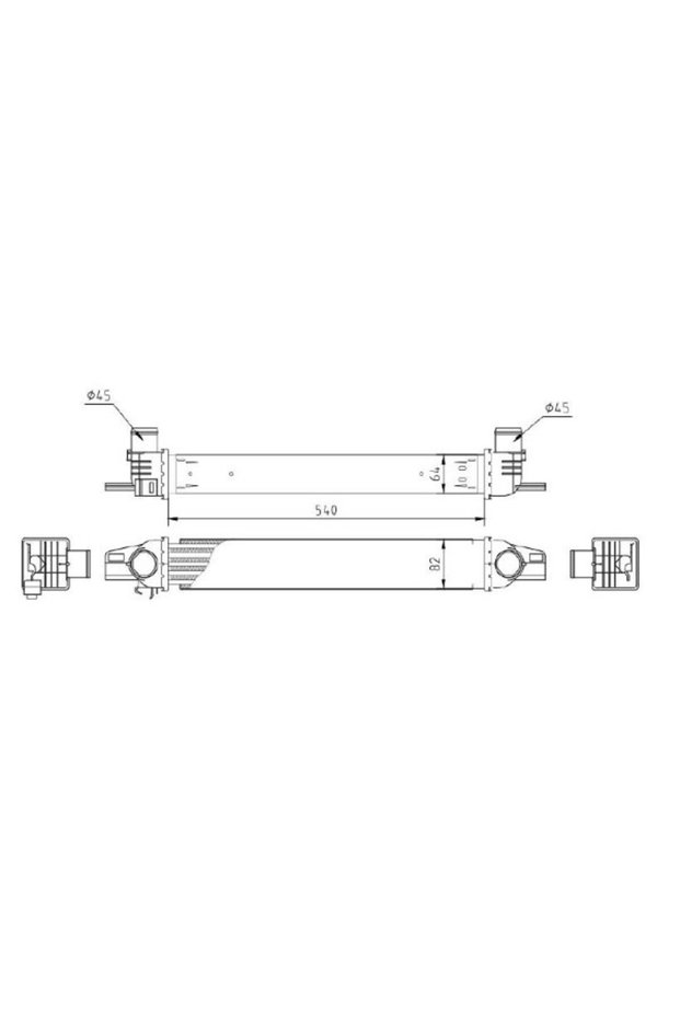 Intercooler, compresor 13054527