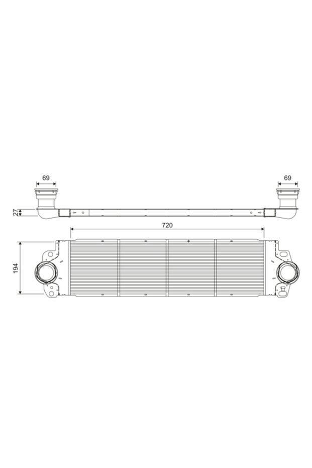 Intercooler, compresor 818272