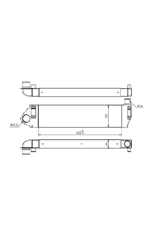 Intercooler, compresor 13054393
