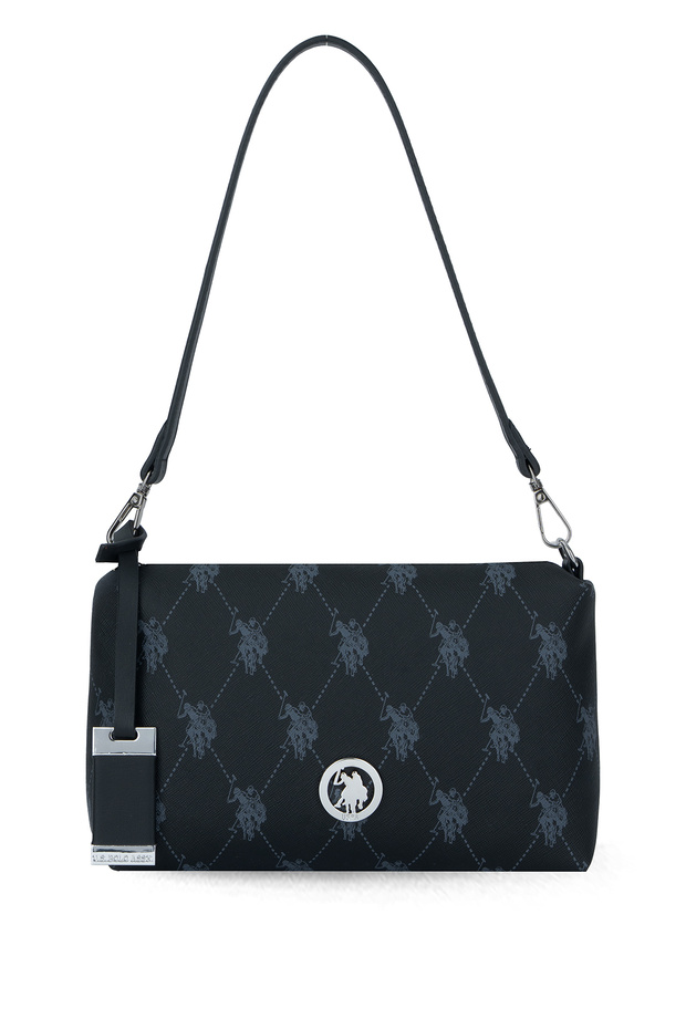 Black Patterned Women's Shoulder Bag Us26274