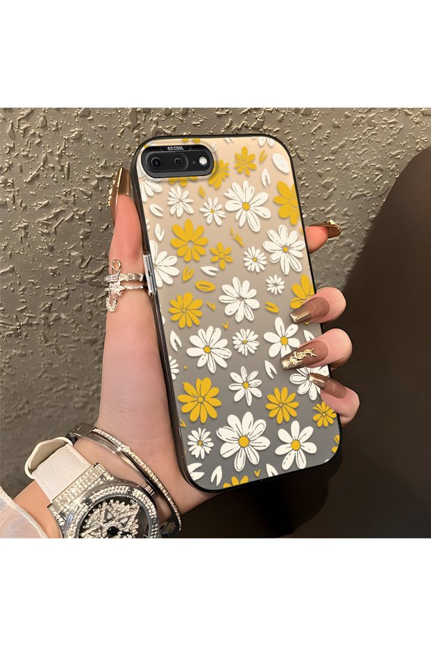 Spring Daisy Print Case Compatible with iPhone 7 Plus/8 Plus, Durable, Cute.