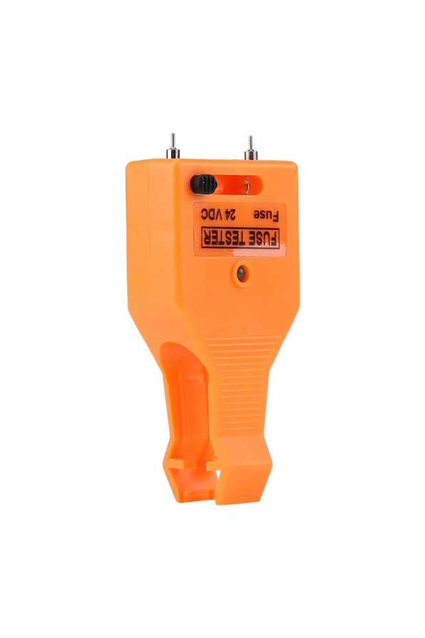 Orange Automotive Fuse Tester with LED Indicator Anti-Slip Grip Puller Tool MAX/ATC/ATM Blade Fuse C