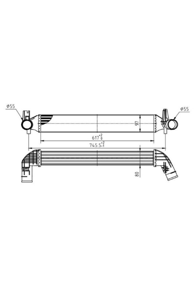 Intercooler, compresor 13054807