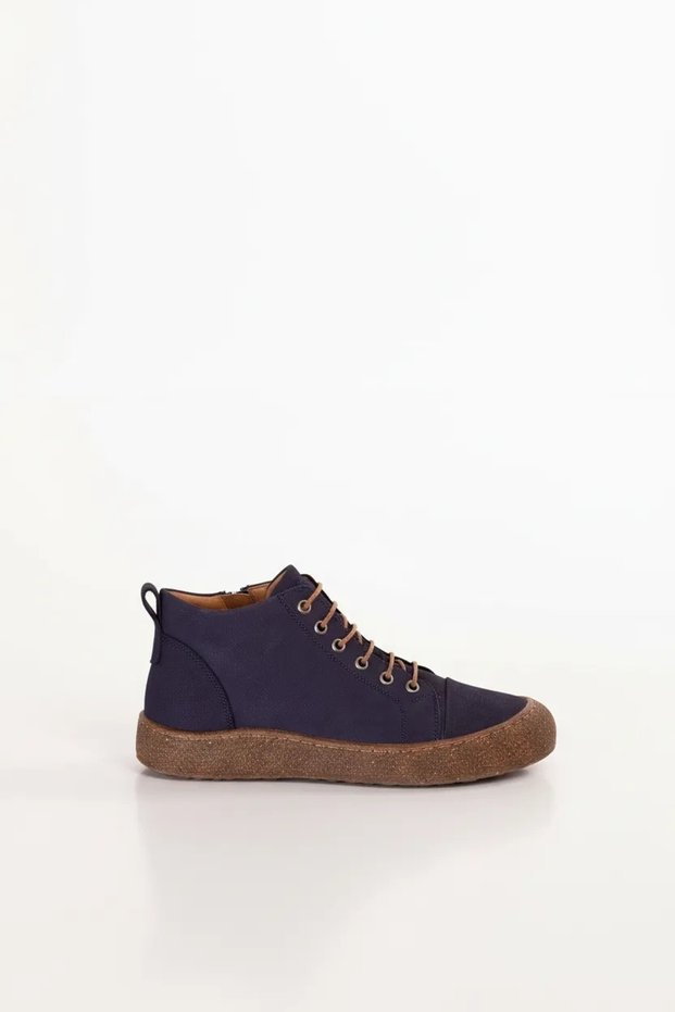 Women's Genuine Leather Zippered Casual Ankle Boots Usl.2383 Laci Nubuck