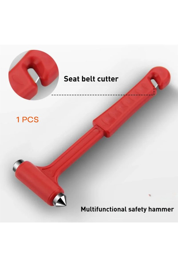 Long Handle 1PCS Multi-function Hammer Two-in-one Safety Hammer Rescue Hammer Car Escape Hammer Wind