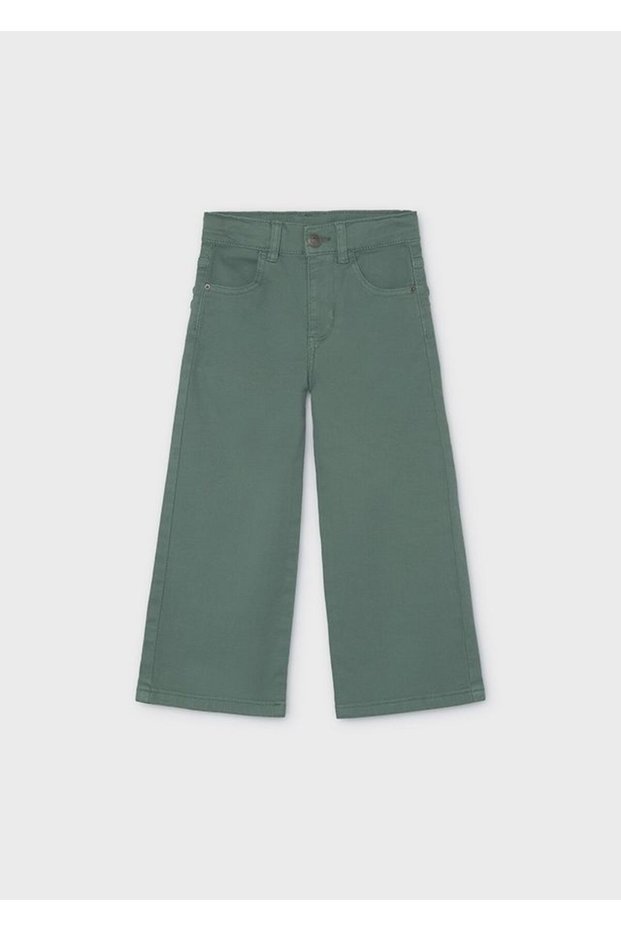 Girls' Wide-Leg Pants, Mint, 4521.