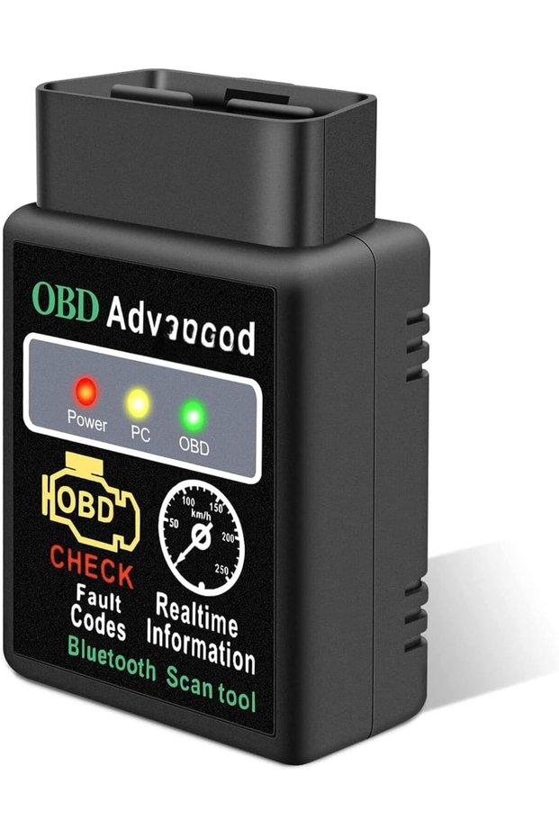 جهاز فحص أعطال السيارات OBD2 بتقنية البلوتوث، قارئ رموز تشخيص لاسلكي وأداة فحص لأنظمة أندرويد وويندوز، C