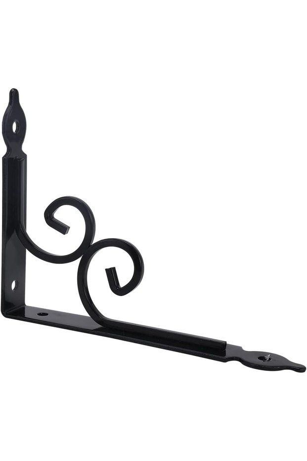 Shelf Bracket Large Black |Shelf Brackets & Suppot|L Shelf Brackets|Shelf Support Angle Brackets|Flo