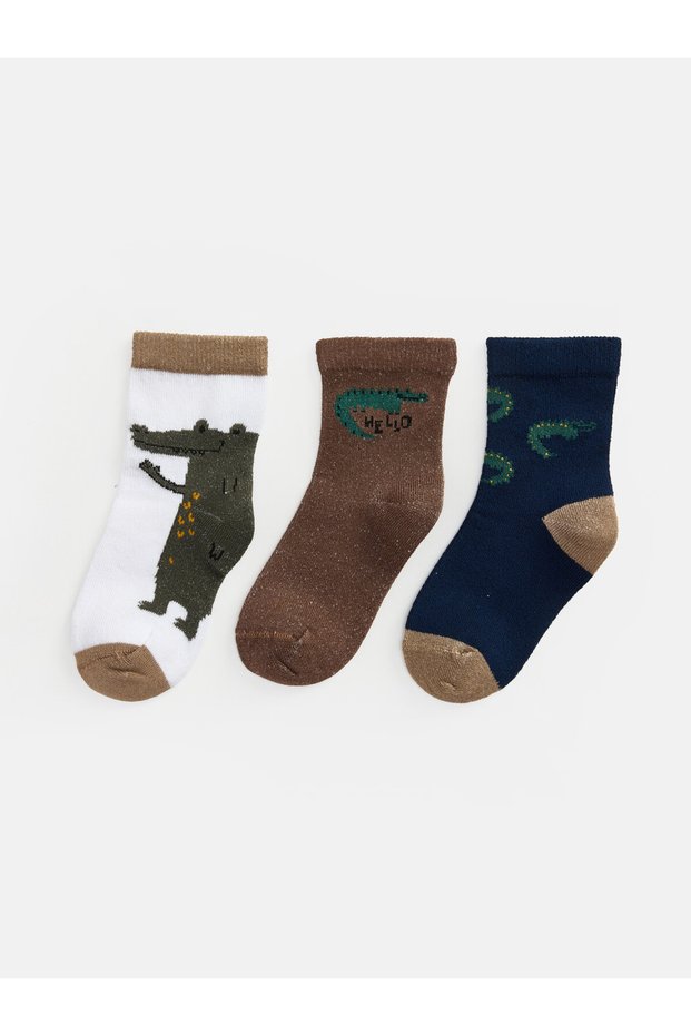 A 3-Pack of Boys' Socks from UZG STORE for Style-Conscious Kids