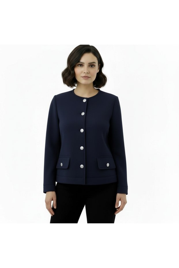 Bicycle Collar 3-Thread Short Jacket