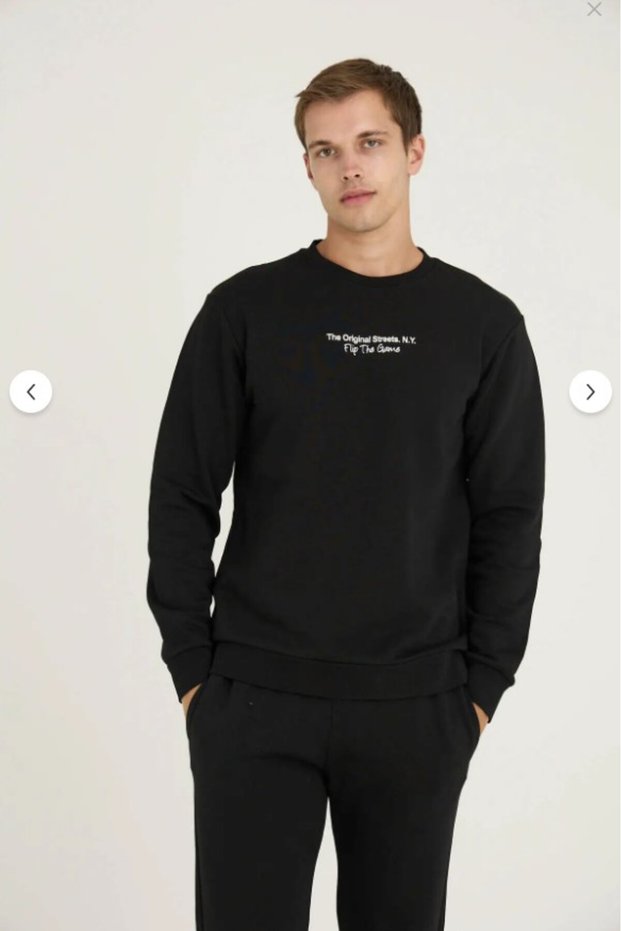 Kly Men's O-Neck Sweat Suit Modern Design 7216