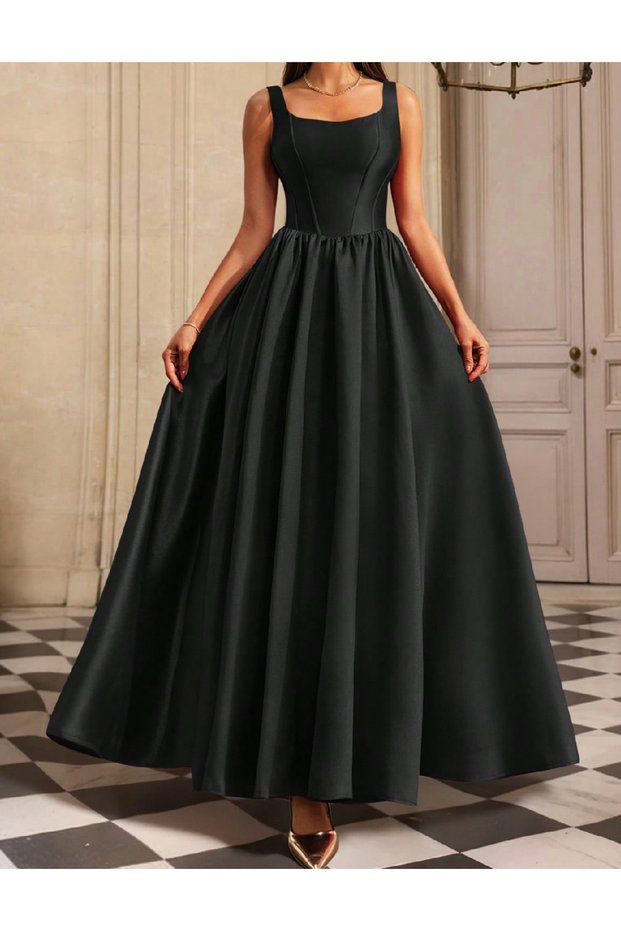 Rochie lunga, Negru
