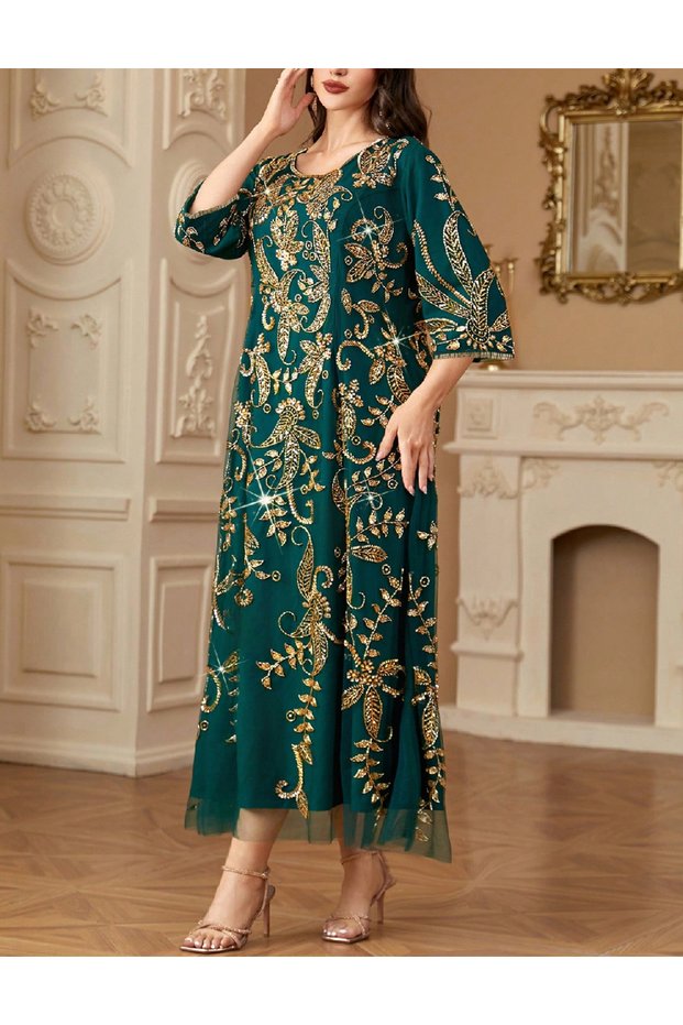 Rochie medie, Verde