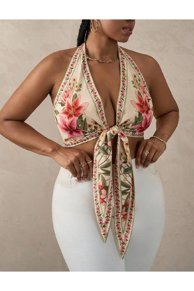 Top, floral