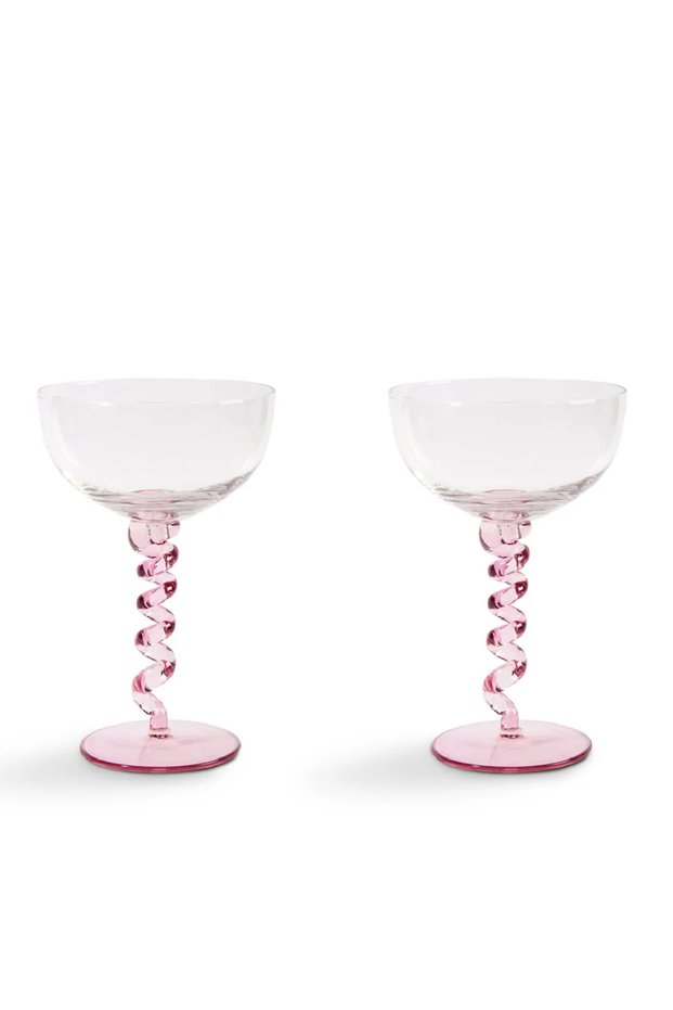 Glasses set, Pink