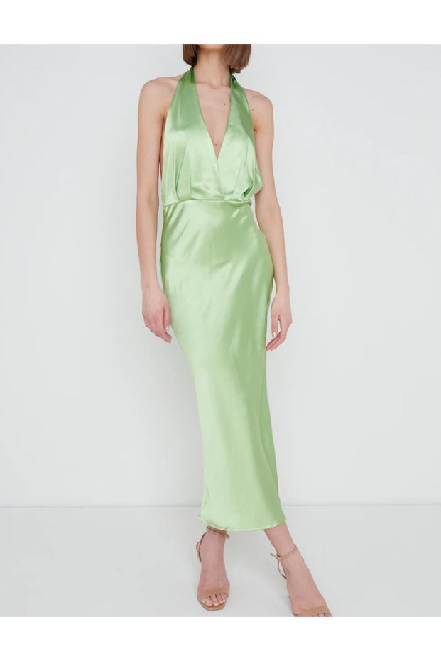 Rochie lunga, Verde