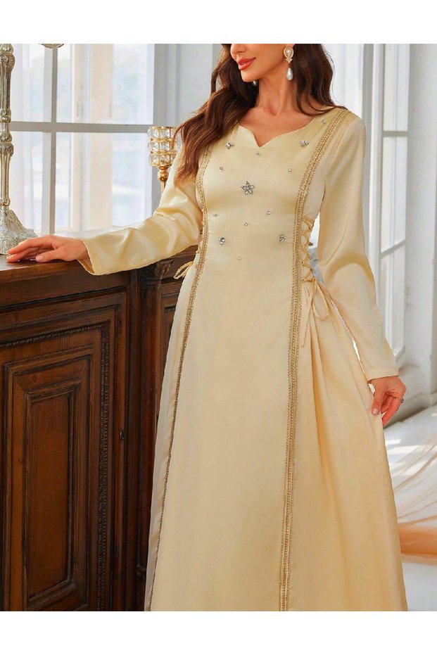 Rochie lunga, Galben