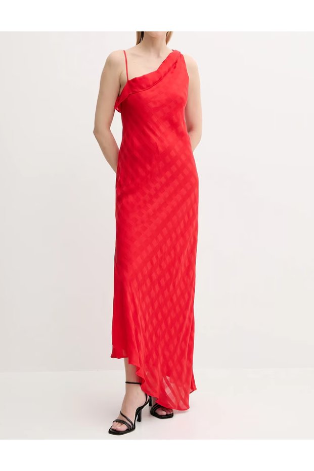 Rochie lunga, Rosu