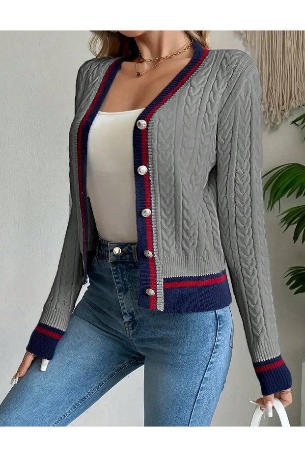 Cardigan, Gri