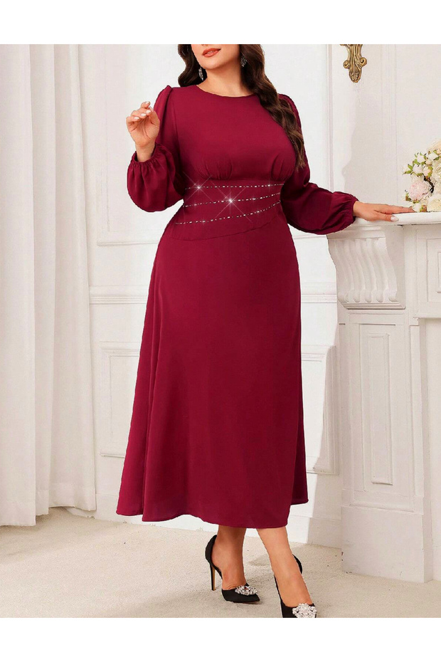 Rochie lunga, Rosu