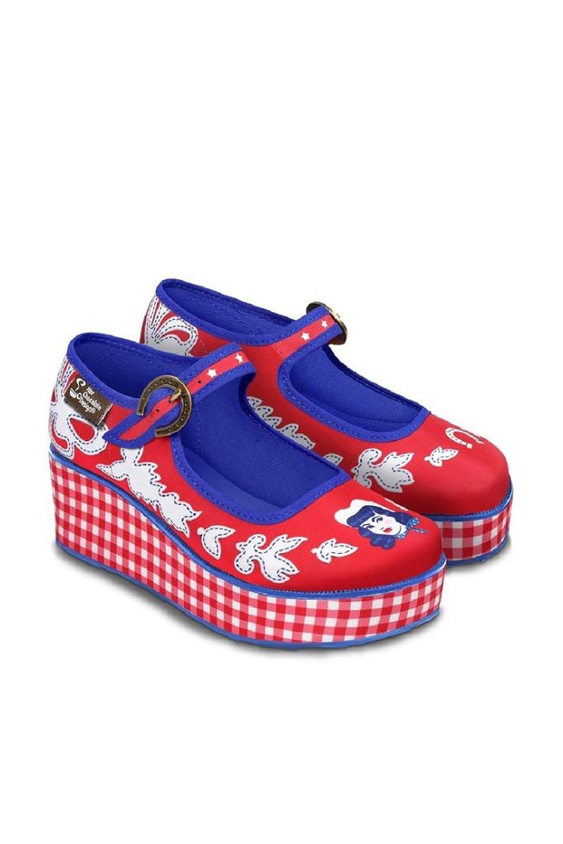 Pantofi, Rosu