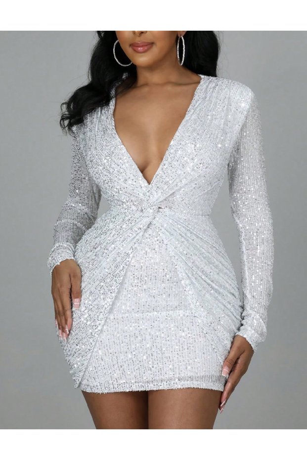 Rochie scurta, Alb