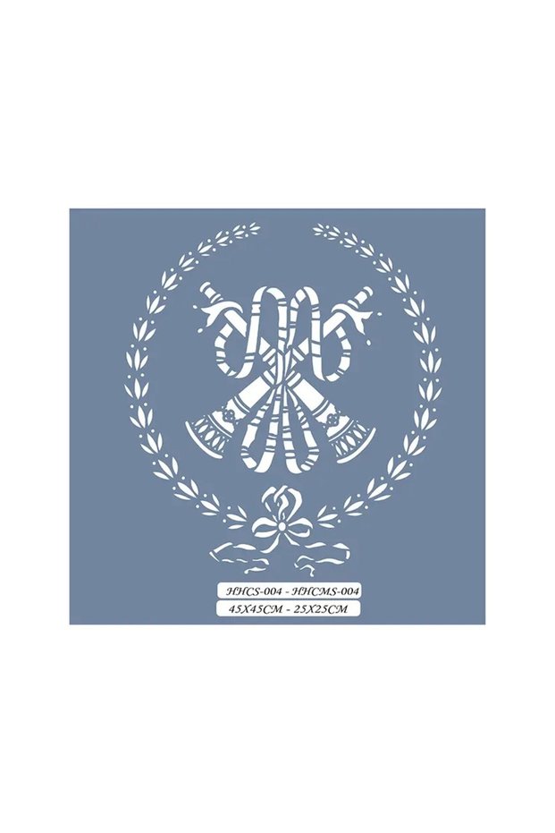 Hhcs04 Home Heritage Wreath Stencil 45X45Cm