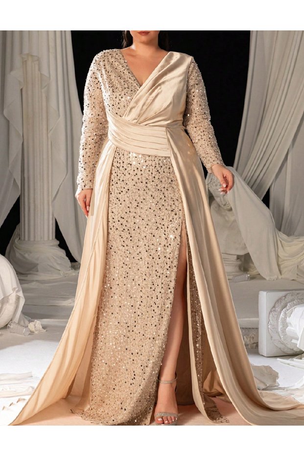 Rochie lunga, Crem