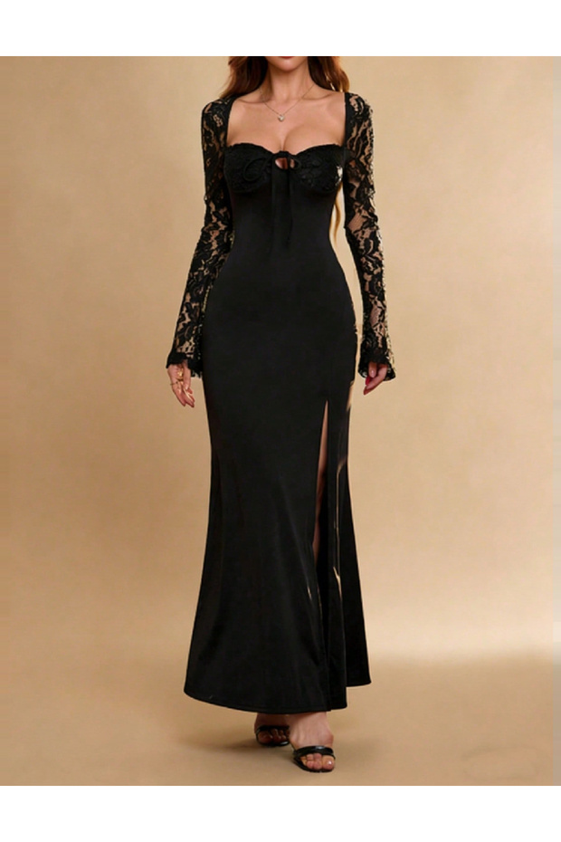 Rochie lunga, negru