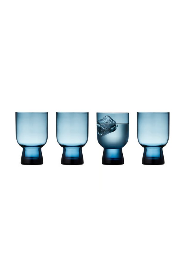 Glasses set, Blue